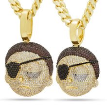 Load image into Gallery viewer, Rick and Morty x King Ice - XL Evil Morty Necklace

